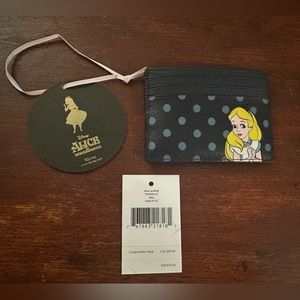 Kate spade Alice in wonderland card case